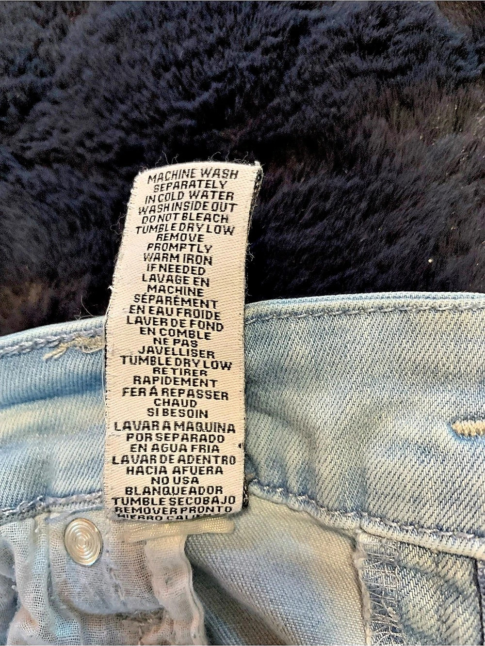 The Rider Celebrity Pink Distressed Skinny Jeans in Blue, Waist 13/31 - Picture 10 of 11